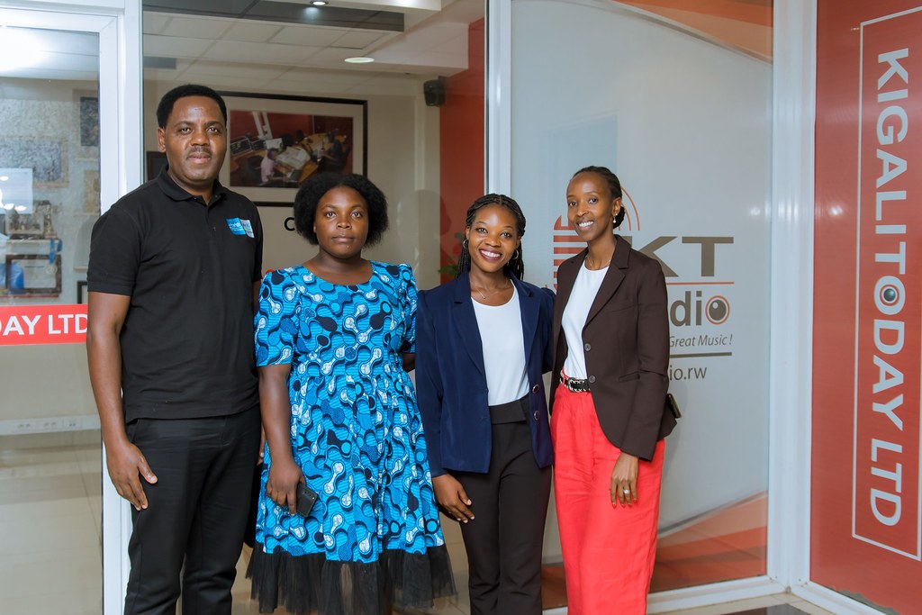 Panelists and the host after the EdTech Mondays August edition at KT Radio